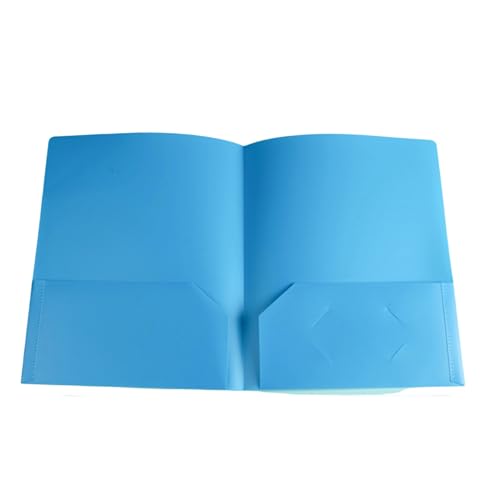 Dokumentenmappen mit zwei Fächern, Briefgröße, Dokumentenmappen mit 2 Taschen, für 100 Blatt, Präsentationsmappe, 29 x 24 cm, 1/6 Stück von Wayfadacc