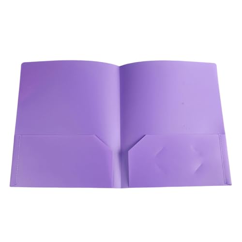 Dokumentenmappen mit zwei Fächern, Briefgröße, Dokumentenmappen mit 2 Taschen, für 100 Blatt, Präsentationsmappe, 29 x 24 cm, 1/6 Stück von Wayfadacc