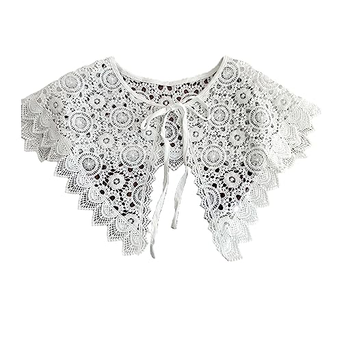 Einfache Weiße Hohlausleitungskrempe Dekorative Kragen Pullover Kleider Kleidung Nähkragen Mit Handgefertigtem Handgefertigter Spitzenmaterial Einfache Weiße Hohlausleitungskrempe Dekorative Kragen Pullover Kleider Kleidung Nähkragen Mit Handgefertigtem Handgefertigter Spitzenmaterial von Wayfadacc