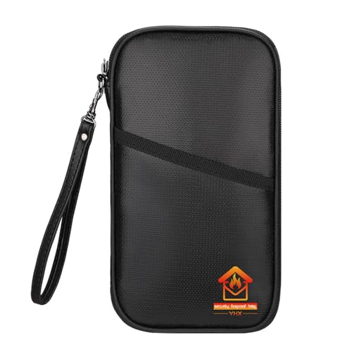 Feuerfeste Tasche mit Doppelreißverschlüssen, Dokumentenmappe, vertikaler Aktenordner, wasserabweisend, Dokumententasche für Wertsachen Feuerfeste Tasche mit Doppelreißverschlüssen, Dokumentenmappe, vertikaler Aktenordner, wasserabweisend, Dokumententasche für Wertsachen von Wayfadacc