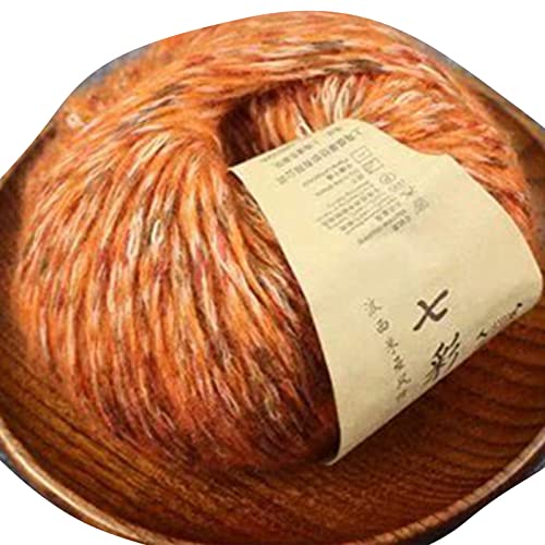 Gradietnt Farbgarn, weiches Garn, warm, bunt, dickes Garn, Wolle, Baumwolle, Nylon, Häkelgarn, Strickgarn, 50 g Gradietnt Farbgarn, weiches Garn, warm, bunt, dickes Garn, Wolle, Baumwolle, Nylon, Häkelgarn, Strickgarn, 50 g von Wayfadacc