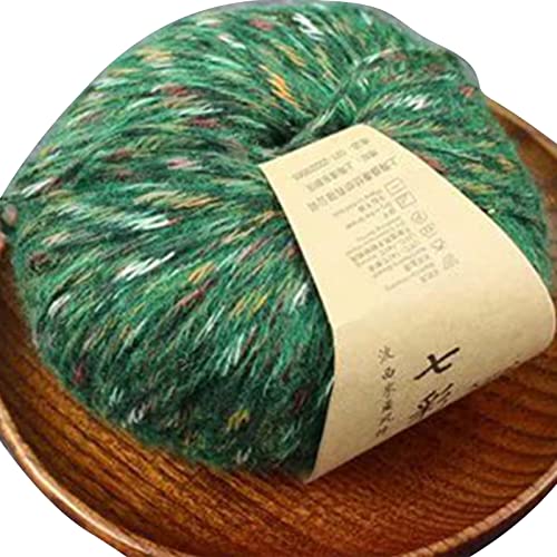 Gradietnt Farbgarn, weiches Garn, warm, bunt, dickes Garn, Wolle, Baumwolle, Nylon, Häkelgarn, Strickgarn, 50 g Gradietnt Farbgarn, weiches Garn, warm, bunt, dickes Garn, Wolle, Baumwolle, Nylon, Häkelgarn, Strickgarn, 50 g von Wayfadacc