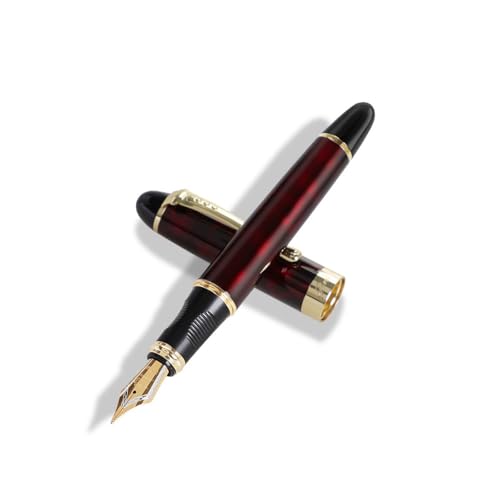 Kalligraphie-Stift, 0,5 mm, Füllfederhalter, Metall, für Geschäft, glattes Schreiben, Unterschreiben, Schulbedarf für Schreiben, Füllfederhalter, Kalligraphie, Schulbedarf Kalligraphie-Stift, 0,5 mm, Füllfederhalter, Metall, für Geschäft, glattes Schreiben, Unterschreiben, Schulbedarf für Schreiben, Füllfederhalter, Kalligraphie, Schulbedarf von Wayfadacc