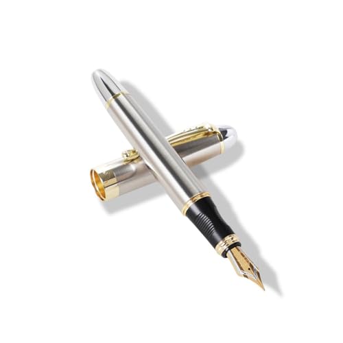 Kalligraphie-Stift, 0,5 mm, Füllfederhalter, Metall, für Geschäft, glattes Schreiben, Unterschreiben, Schulbedarf für Schreiben, Füllfederhalter, Kalligraphie, Schulbedarf Kalligraphie-Stift, 0,5 mm, Füllfederhalter, Metall, für Geschäft, glattes Schreiben, Unterschreiben, Schulbedarf für Schreiben, Füllfederhalter, Kalligraphie, Schulbedarf von Wayfadacc