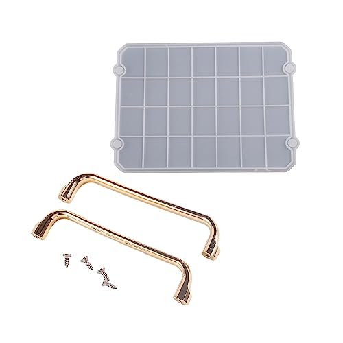 Kristall Epoxidharzgussform Formen Silikonharzschalenform Zur Herstellung Großer Rechteckiger Tablettschimmelformen Schimmelpilze von Wayfadacc