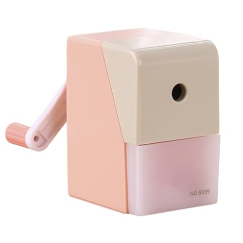 Manueller Bleistiftspitzer mit Behälter, automatische Zufuhr in 2-Gang-Dicke, verstellbar, für Kinder, Künstler, Studenten, Büro Manueller Bleistiftspitzer mit Behälter, automatische Zufuhr in 2-Gang-Dicke, verstellbar, für Kinder, Künstler, Studenten, Büro von Wayfadacc