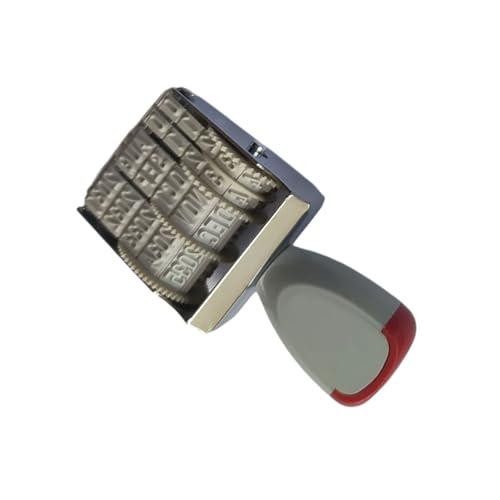 Multifunktionaler Zahlenstempel Englisch/Spanisch/Französisch Datumsstempel Einstellbarer Bürostempel Tinte Dater Stempel für Büro Multifunktionaler Zahlenstempel Englisch/Spanisch/Französisch Datumsstempel Einstellbarer Bürostempel Tinte Dater Stempel für Büro von Wayfadacc