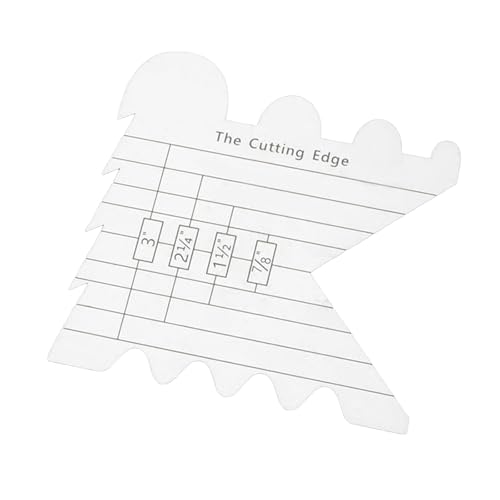 Schneidkanten-Lineal aus Metall, Quilt-Lineal, Nähen, Patchwork-Lineal zum Schneiden und Versiegeln von Stoffbändern Schneidkanten-Lineal aus Metall, Quilt-Lineal, Nähen, Patchwork-Lineal zum Schneiden und Versiegeln von Stoffbändern von Wayfadacc