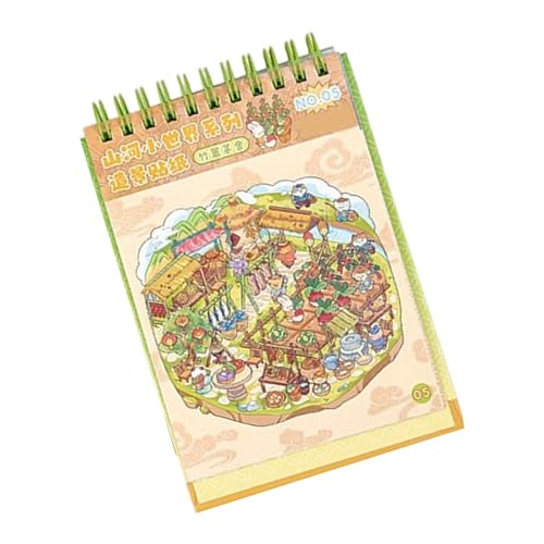 Szene Machen Aufkleber Chinoiserie Themen Landschaft Aufkleber Buch Ästhetik Dekorative Handkontobezeichnungen Dekorative Chinoiserie Themen Landschaft Kinderszene von Wayfadacc