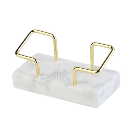 Visitenkarteninhaber Visitenkartenstand Desktop Inhaber Kreativer Marmor Für Office Tabletop Marmor Desktop Display Ständer von Wayfadacc