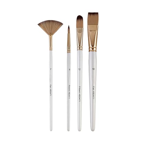 Wayfadacc 1 Set Aquarell-Pinsel, Nylon-Pinsel, Kunstbedarf, Aquarell-Malwerkzeug für Künstler, Studenten Wayfadacc 1 Set Aquarell-Pinsel, Nylon-Pinsel, Kunstbedarf, Aquarell-Malwerkzeug für Künstler, Studenten von Wayfadacc