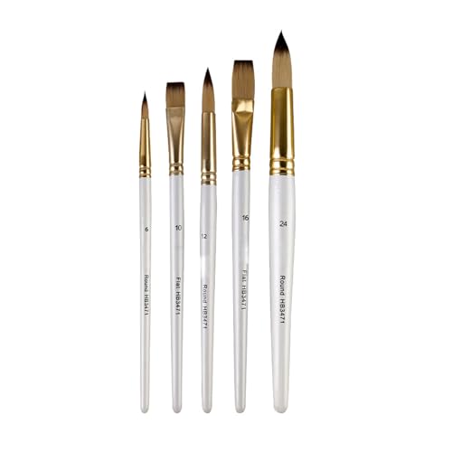 Wayfadacc 1 Set Aquarell-Pinsel, Nylon-Pinsel, Kunstbedarf, Aquarell-Malwerkzeug für Künstler, Studenten Wayfadacc 1 Set Aquarell-Pinsel, Nylon-Pinsel, Kunstbedarf, Aquarell-Malwerkzeug für Künstler, Studenten von Wayfadacc