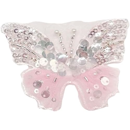 Wayfadacc Auffälliger Pailletten-Schmetterling für Kleidung, Hüte, Nähen, Flicken, Schal, Hochzeitskleid, Dekorationen, Zubehör Wayfadacc Auffälliger Pailletten-Schmetterling für Kleidung, Hüte, Nähen, Flicken, Schal, Hochzeitskleid, Dekorationen, Zubehör von Wayfadacc
