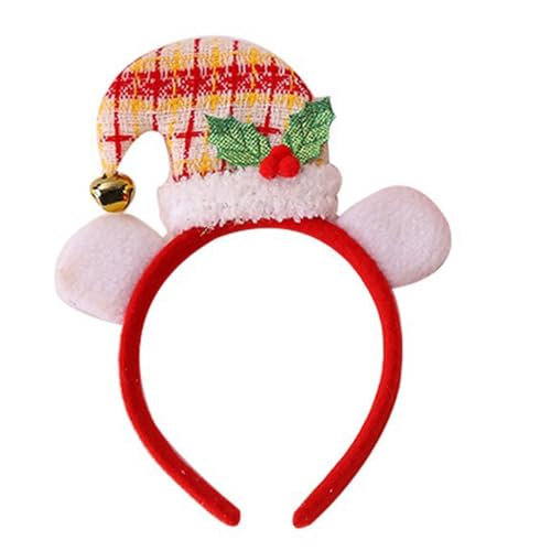 Wayfadacc Dekoratives Weihnachts-Stirnband, Festival-Party, Nikolausmütze, Kopfschmuck mit Glocken, Festival-Kopfreif, Urlaubsparty-Zubehör Wayfadacc Dekoratives Weihnachts-Stirnband, Festival-Party, Nikolausmütze, Kopfschmuck mit Glocken, Festival-Kopfreif, Urlaubsparty-Zubehör von Wayfadacc