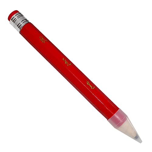 Wayfadacc Holz-Bleistifte für Requisiten/Geschenke/Dekoration, lustiger großer Bleistift mit für Schulen und Zuhause, Schreibwarenbedarf von Wayfadacc