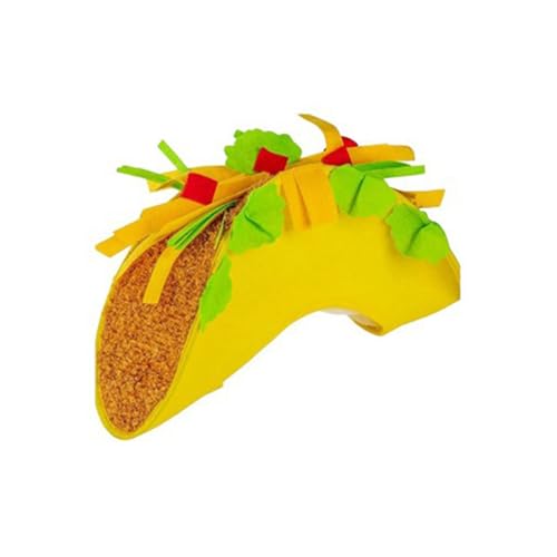 Wayfadacc Tacos-Hut, große Größe, Urlaubs-Kopfschmuck, Foto-Requisiten, festliche Tacos, Lebensmittelform, 3D, für Tacos-Liebhaber, Urlaub, Reisen Wayfadacc Tacos-Hut, große Größe, Urlaubs-Kopfschmuck, Foto-Requisiten, festliche Tacos, Lebensmittelform, 3D, für Tacos-Liebhaber, Urlaub, Reisen von Wayfadacc