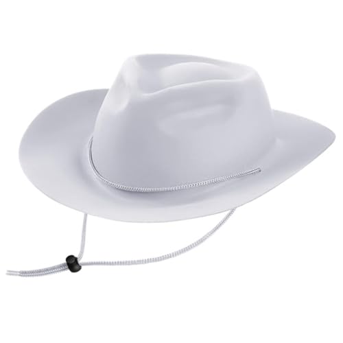 Wayfadacc Western-Cowboyhut für Kinder, Halloween, Kostümhut, große Krempe, Mädchen, Cowgirl-Hut, Rollenspiel, Party, Kopfbedeckung Wayfadacc Western-Cowboyhut für Kinder, Halloween, Kostümhut, große Krempe, Mädchen, Cowgirl-Hut, Rollenspiel, Party, Kopfbedeckung von Wayfadacc