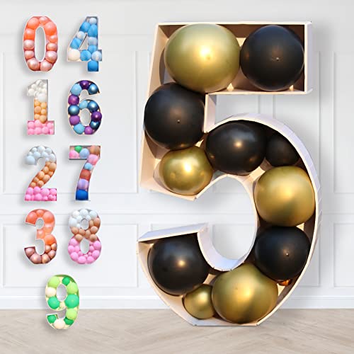 3FT Ballons Mosaik Nummer 5 Geburtstags Party Dekoration,Karton Zahlen Ständer Mosaik Luftballons Rahmen für Jungen Mädchen Geburtstags Party Hintergrund,Babyparty,Jubiläum,5th Genburtstag Feier 3FT Ballons Mosaik Nummer 5 Geburtstags Party Dekoration,Karton Zahlen Ständer Mosaik Luftballons Rahmen für Jungen Mädchen Geburtstags Party Hintergrund,Babyparty,Jubiläum,5th Genburtstag Feier von Wayfun