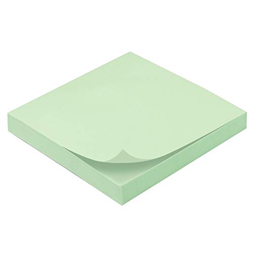 Notizblock, wiederverwendbar, 100 Blatt, 75 x 75 mm, Grün von Waytex