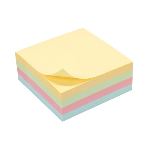 Notizblock, wiederverwendbar, 4 Farben, Pastellfarben, 320 Blatt, 75 x 75 mm, 931652 von Waytex