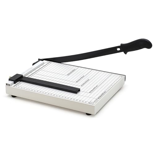 WAYTEX 77296 Hebelschneider zum Schneiden von Papier, Karton und laminierten Blättern, Hebelschere, Kapazität 10 Blatt, Schnittlänge 30 cm, stabile Metallbasis WAYTEX 77296 Hebelschneider zum Schneiden von Papier, Karton und laminierten Blättern, Hebelschere, Kapazität 10 Blatt, Schnittlänge 30 cm, stabile Metallbasis von Waytex