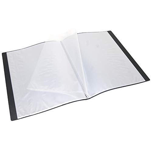 WAYTEX 931410 Dokumentenmappe, A4, 60 Fotos, 30 Hüllen, Polypropylen, Schwarz WAYTEX 931410 Dokumentenmappe, A4, 60 Fotos, 30 Hüllen, Polypropylen, Schwarz von Waytex