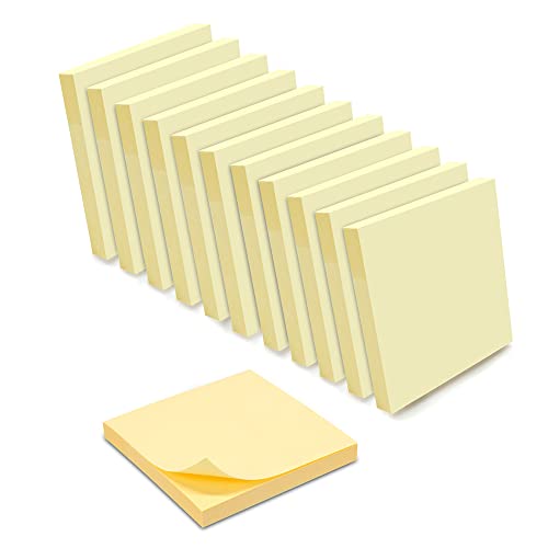 WAYTEX Haftnotizen, selbstklebend, 12 Blöcke à 100 Blatt, 75 x 75 mm, Gelb WAYTEX Haftnotizen, selbstklebend, 12 Blöcke à 100 Blatt, 75 x 75 mm, Gelb von Waytex