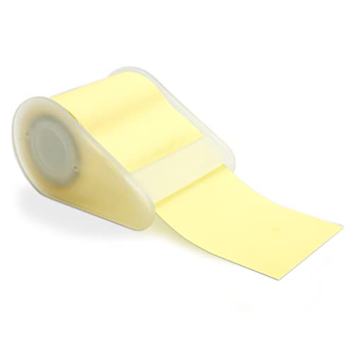 WAYTEX Haftnotizrolle / Haftnotizrolle / Haftnotizen, wiederverwendbar, selbstklebend, 5 cm breit, 5 m Rolle, Pastellgelb von Waytex