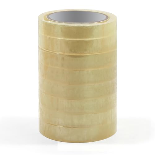Waytex 930925 Klebeband für Büro, transparent, glänzend, hohe Klebekraft, Breite 19 mm, Rolle mit 66 m, Profi-Qualität, Stärke 50 µm, 8 Stück Waytex 930925 Klebeband für Büro, transparent, glänzend, hohe Klebekraft, Breite 19 mm, Rolle mit 66 m, Profi-Qualität, Stärke 50 µm, 8 Stück von Waytex