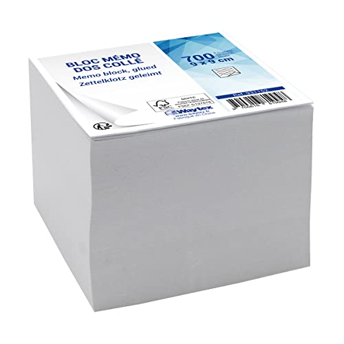 Waytex 931152 Memoblock Würfel mit 700 Noten, 9 x 9 cm, Rückseite verleimt Waytex 931152 Memoblock Würfel mit 700 Noten, 9 x 9 cm, Rückseite verleimt von Waytex