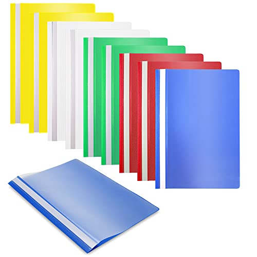 Waytex 931340 Fächermappe A4, 10 Stück, aus Polypropylen, transparenter Einband, 5 verschiedene Farben, Blau, Rot, Grün, Weiß, Gelb Waytex 931340 Fächermappe A4, 10 Stück, aus Polypropylen, transparenter Einband, 5 verschiedene Farben, Blau, Rot, Grün, Weiß, Gelb von Waytex