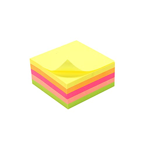 Notizblock, wiederverwendbar, 5 Neonfarben, 250 Blatt, 50 x 50 mm Notizblock, wiederverwendbar, 5 Neonfarben, 250 Blatt, 50 x 50 mm von Waytex
