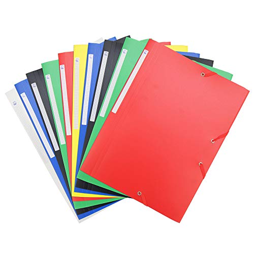 Waytex Gummizugmappe, 3 Klappen, Polypro 4,5/10, flexibel, A4, verschiedene Farben, 10 Stück Waytex Gummizugmappe, 3 Klappen, Polypro 4,5/10, flexibel, A4, verschiedene Farben, 10 Stück von Waytex