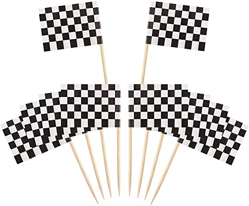120 Pack karierte Rennflagge Zahnstocher Cupcake Picks Zahnstocher Fahnen Abendessen Flaggen Race Car Cake Toppers Dekorationen Party Supplies1 120 Pack karierte Rennflagge Zahnstocher Cupcake Picks Zahnstocher Fahnen Abendessen Flaggen Race Car Cake Toppers Dekorationen Party Supplies1 von Wbaioluy