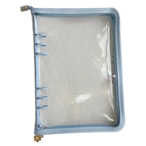 A6 Budget Binder Cover, Clear Soft PVC 6 Ring Binder, nachfüllbares A6 -Notebook A6 Budget Binder Cover, Clear Soft PVC 6 Ring Binder, nachfüllbares A6 -Notebook von Wbaioluy