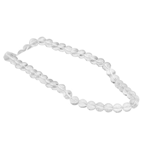 Crystal Rock Quarz Perlen weiße klare runde Edelsteinperlen für Schmuck machen 1strand 8 mm rund locker locker von Wbaioluy