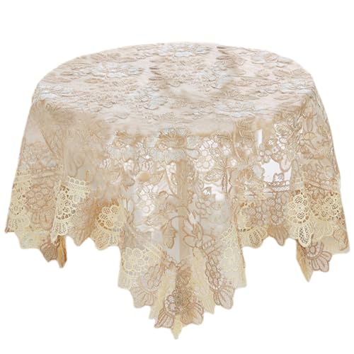 Runde Spitzen -Tischdecke 71 -Zoll -Spitzen -Tischdecke mit Quasten Vintage Waschable Bestickt für die Küche Essfeiertag im Freien Picknick Vintage Runde Spitzen -Tischdecke 71 -Zoll -Spitzen -Tischdecke mit Quasten Vintage Waschable Bestickt für die Küche Essfeiertag im Freien Picknick Vintage von Wbaioluy