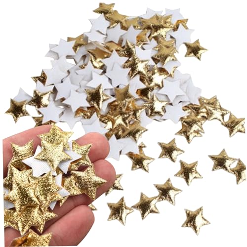 Sternflecken 200pcs 0, 6 -Zoll -Eisen auf Sternen Applique glänzende gestickte Patches auf Reparaturen für Kleidung Jacken Kleidungshüte Schuhe Rucksäcke DIY Accessoire Goldenstar Sternflecken 200pcs 0, 6 -Zoll -Eisen auf Sternen Applique glänzende gestickte Patches auf Reparaturen für Kleidung Jacken Kleidungshüte Schuhe Rucksäcke DIY Accessoire Goldenstar von Wbaioluy