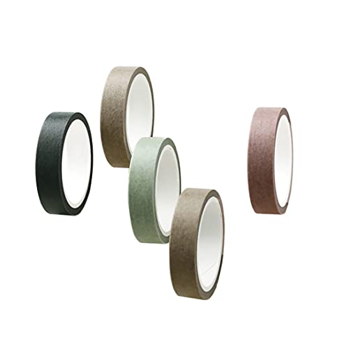Washi Tape Color Klickpapier Klebeband Multifunktionale Bänder für DIY Dekorative Bastelgeschenk -Verpackung dekorativer Bänder Kiefernzweigstil 5 Rollen Farbaufkleber Washi Tape Color Klickpapier Klebeband Multifunktionale Bänder für DIY Dekorative Bastelgeschenk -Verpackung dekorativer Bänder Kiefernzweigstil 5 Rollen Farbaufkleber von Wbaioluy