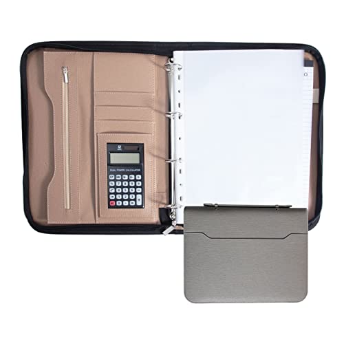 Portfolio-Organizer, Business-Portfolio, Padfolio, A4, professioneller Aktenordner, multifunktionaler Executive-Dokumentenordner mit Reißverschluss, Konferenz-Notizblock, persönlicher Organizer Portfolio-Organizer, Business-Portfolio, Padfolio, A4, professioneller Aktenordner, multifunktionaler Executive-Dokumentenordner mit Reißverschluss, Konferenz-Notizblock, persönlicher Organizer von WchsTUmpxN