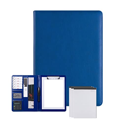 Portfolio-Organizer, professionelle Schreibmappe mit Klemmbrett, Lederordner, Lebenslauf, Schreibblock, ideal for Geschäftsbüro-Konferenzen Portfolio-Organizer, professionelle Schreibmappe mit Klemmbrett, Lederordner, Lebenslauf, Schreibblock, ideal for Geschäftsbüro-Konferenzen von WchsTUmpxN