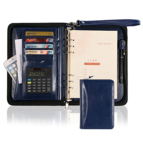 Portfolio-Organizer, professionelles Padfolio mit Klemmbrett, Ordner aus Kunstleder, Lebenslauf, Schreibblock, ideal for Geschäftsbüro-Konferenzen Portfolio-Organizer, professionelles Padfolio mit Klemmbrett, Ordner aus Kunstleder, Lebenslauf, Schreibblock, ideal for Geschäftsbüro-Konferenzen von WchsTUmpxN