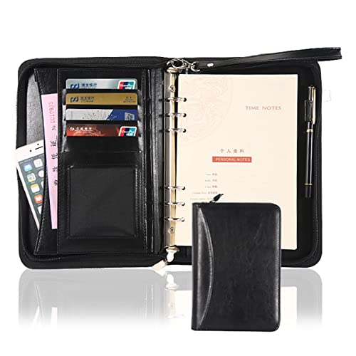 Portfolio-Organizer, professionelles Padfolio mit Klemmbrett, Ordner aus Kunstleder, Lebenslauf, Schreibblock, ideal for Geschäftsbüro-Konferenzen Portfolio-Organizer, professionelles Padfolio mit Klemmbrett, Ordner aus Kunstleder, Lebenslauf, Schreibblock, ideal for Geschäftsbüro-Konferenzen von WchsTUmpxN