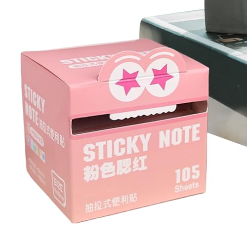 Nute Mons ter Muster Sticky Noten, Cartoon Sel F-Stick-Pads, abtrennende Memopapier, lustige Schreibwarenbedarf, kompakt von Wcybym