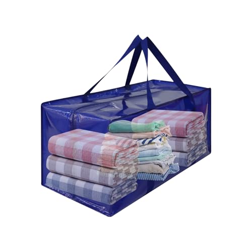 Schwerlaste Bewegende Taschen, Kleiderlagerung, Wasserdichte Organisatorbehälter Mit Reißverschlüssen Und Verstärkten Griffen, 73,5 X 33 X 36 Cm Für College, Camping, Decken, Wohnheim, Kleidungsstück, Schwerlaste Bewegende Taschen, Kleiderlagerung, Wasserdichte Organisatorbehälter Mit Reißverschlüssen Und Verstärkten Griffen, 73,5 X 33 X 36 Cm Für College, Camping, Decken, Wohnheim, Kleidungsstück, von Wcybym
