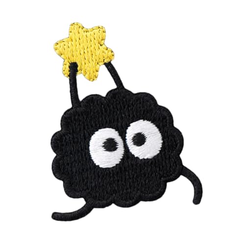 Stickerei-Flicken mit Anime-Thema, selbstklebende -Patches, Ruß-Design, vielseitige Stickerei-Flicken für Kinder und Erwachsene, personalisieren Sie Kleidung, Taschen und Accessoires zu Hause Stickerei-Flicken mit Anime-Thema, selbstklebende -Patches, Ruß-Design, vielseitige Stickerei-Flicken für Kinder und Erwachsene, personalisieren Sie Kleidung, Taschen und Accessoires zu Hause von Wcybym
