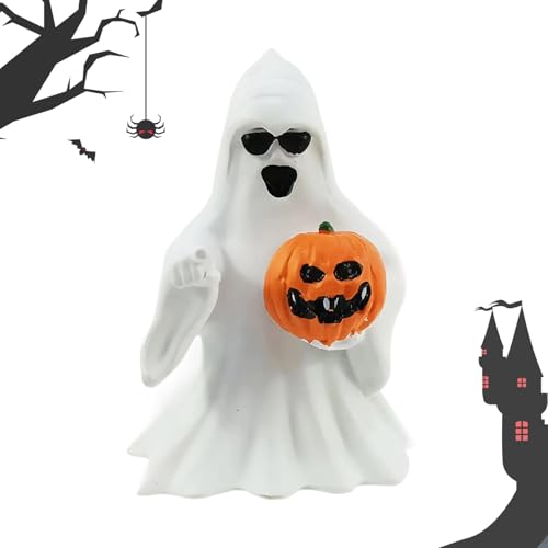 Wcybym Halloween Geist Figur | Geister Deko | Gruselige Kunstharz Skulptur Tischdekoration Für Desktop Zentrumstisch Wcybym Halloween Geist Figur | Geister Deko | Gruselige Kunstharz Skulptur Tischdekoration Für Desktop Zentrumstisch von Wcybym