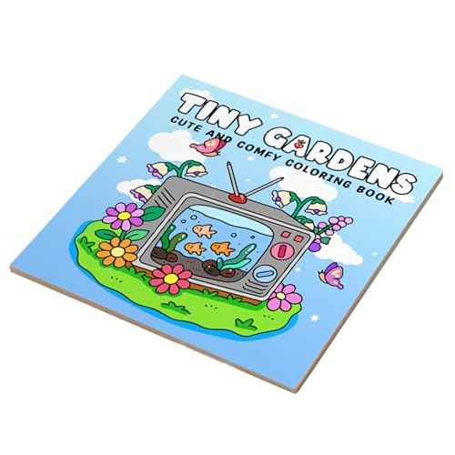 Wcybym Malbuch, Zeichenbuch, kreatives Notizbuch, kreatives Malbuch, perfekte Größe, 20 x 20 cm, für Kindergarten, Kindergarten, Urlaub, Schule, Zuhause von Wcybym