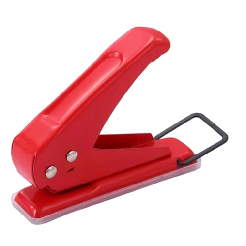 1/4inch Single Loch Puncher Heavy Duty Metal Löcher Punches Ergonomische Papier Punchers 20 Blätter Kapazität Für Papier Tragbare Handkartenstempel von Wdbild
