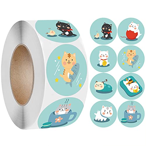 1 Pack Hochkleber 1 Zoll 500pcs Dekorationsaufkleber Versiegelungsetikett Aufkleber Nette Tiere Aufkleber Für Den Muttertag von Wdbild